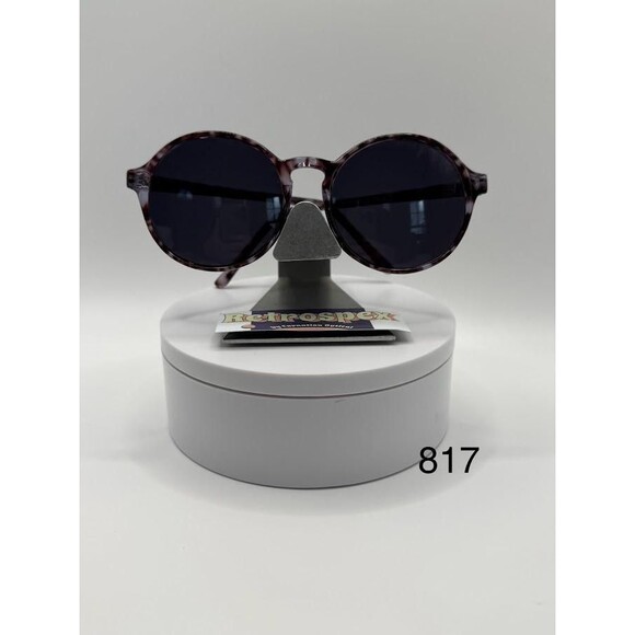 True Vintage Sunglasses | NOS | Round Plastic Style | Grey Sun Lens | 1990s #817 main image 5